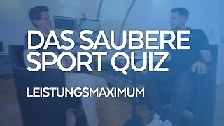 Das saubere Sport Quiz mit Dr Robert Fritz  Thema Leistungsmaximum [upl. by Zaslow]