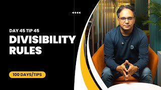 Divisibility Rules Day 45 Tip 45 [upl. by Assylla]