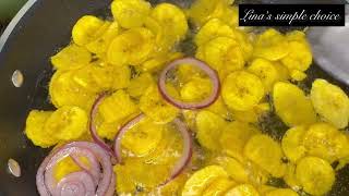 Crunchy plantain chips in 10 minutes Step by step tutorial [upl. by Prud477]