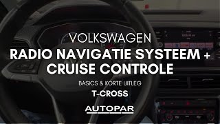 Volkswagen TCross compleet overzicht van radionavigatiesysteem  cruise control  Autoparnl [upl. by Evot705]