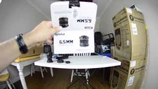 Opteka 65mm Fisheye Lens NIKON UnboxingQuick Test [upl. by Enirroc]