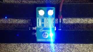 Em Drive Transparent Overdrive by Emerson Custom Guitars [upl. by Chessy]