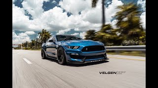 SHELBY GT350  VELGEN WHEELS LIGHT WEIGHT SERIES  20quot [upl. by Knowland573]