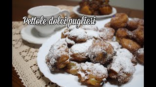 Pettole dolci pugliesi tradizionali nutella mele e uvetta [upl. by Ed179]