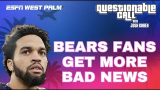 NFL UPDATE More Bad News For The Chicago Bears Players Quit Want Caleb Williams BENCHED [upl. by Nahbois]