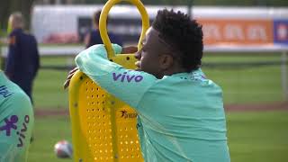 Shopify l Vinicius jr CasemiroEndrick Brazil training vs England🇧🇷⚽👏 [upl. by Trevethick]