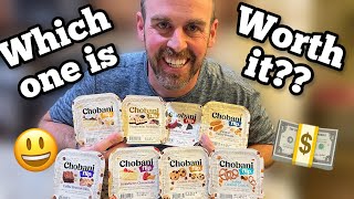 I tried all the Chobani flips to find the best one [upl. by Eirrehc]