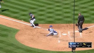 LADCOL Forsythe hits RBI single to right field [upl. by Chassin]