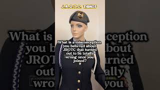 JROTC Misconceptions Did You Think Everyone Wanted to Join the Army [upl. by Starinsky48]