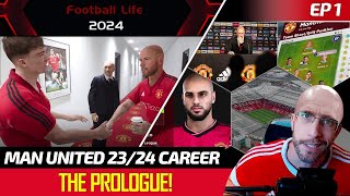 TTB MAN UNITED CAREER EP1  NEW 2324 SEASON KICKS OFF  FORMATION TACTICS MODS AND MORE [upl. by Kore]