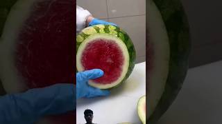 Fantastic cutting skills 😲🍉🤤shorts reaction greenscreen watermelon [upl. by Aeslehc]