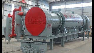 Continuous Charcoal Carbonizer Charcoal Making Machine Charcoal Charring Furnace [upl. by Nilrah696]