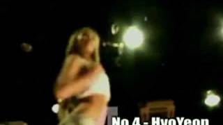 Hyoyeon Dance Lose My Breath  SM New Artist No4 July 2007 GIRLS GENERATION [upl. by Eberta]