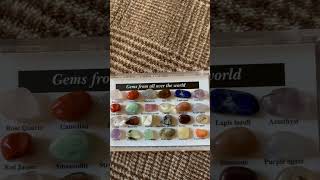 Which gemstones or crystals is your favorite 💟  gemstone crystals gemstones youtubeshorts [upl. by Ursula]