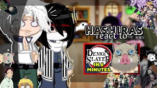 hashiras react to demon slayer in 6 minutes  11  knydemon slayer gc [upl. by Lleryd]