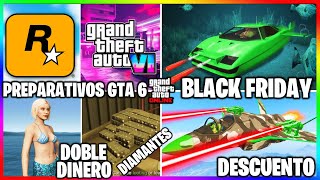 NUEVA ACTUALIZACION ROCKSTAR se PREPARA para GTA 6 DOBLE en GOLPE GTA Online [upl. by Fonsie]