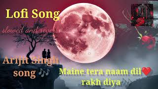 Maine Tera Naam Dil Rakh Diya  Lofi Song  Slowed and Reverb Arjit Singh 2024 New Song mp3 [upl. by Finbur]