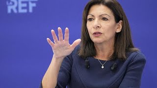 Présidentielle française  AnneHidalgo la voie quotsocialdémocrate et écologistequot [upl. by Eirovi]