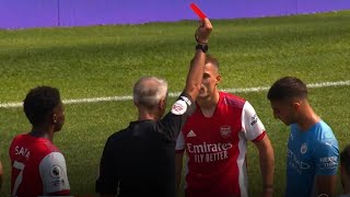 Granit Xhaka Tackle On Joao Cancelo  Granit Xhaka Red Card Vs Manchester City  Xhaka Red Card [upl. by Annaul440]