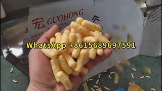 Corn Puff Extruder Snack Puffed Food Machine Snack Processing Line [upl. by Polinski188]