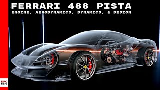 Ferrari 488 Pista Engine Aerodynamics Dynamics amp Design [upl. by Hsina]