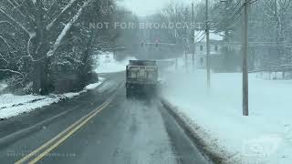 01192024 Lititz PA  PennDOT and Emergency Services Work to Clear the Snow [upl. by Nabe714]