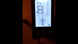 Electric bike LCD Display test [upl. by Nickerson]