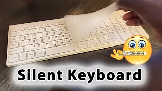 TopMate Silent Wireless Keyboard Review  Great For Office Keyboard [upl. by Aihk401]