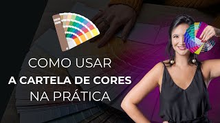 Como usar a cartela de cores na prática  Coloração pessoal [upl. by Lidia]