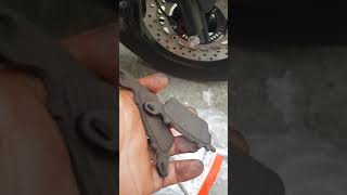 Yamaha Aerox ABS change brake pads No Good [upl. by Ayanad348]