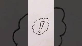 How to draw exclamations step by step 2 كيفية رسم علامات تعجب خطوة بخطوة [upl. by Arolf430]