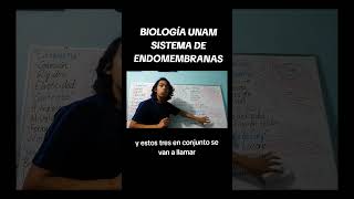 BIOLOGÍA UNAM GOLGIOSOMA vamospor120 examenunam universidad admisionunam sistemaendomembranas [upl. by Sema645]