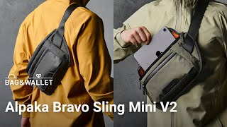 Обзор слингсумки Alpaka Bravo Sling Mini V2 [upl. by Lessig]