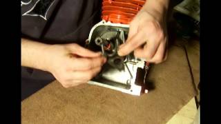 6  Briggs and Stratton 5HP 130202  Crankshaft and Camshaft installation [upl. by Avirt]