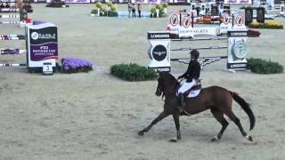 Gudrun Patteet amp Sea coast Pebbles Z 2nd round 155m160m GP CSIO5 Barcelona [upl. by Struve]