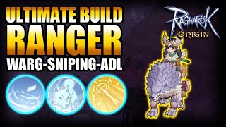 ULTIMATE BUILD RANGER 3 IN 1  WARG  SNIPING  ADL  RAGNAROK ORIGIN [upl. by Alauqahs]