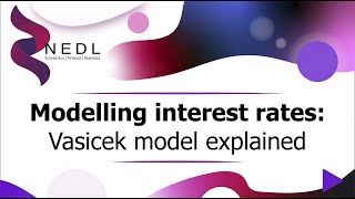 Modelling interest rates Vasicek model explained Excel [upl. by Paine]