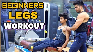 LEGS WORKOUT FOR BEGINNERS COMPLETE GUIDANCE AND TIPS BY BADRI FITNESS [upl. by Aihtak423]