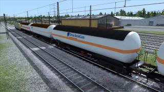 Zagkks Druckgaskesselwagen von 3DZUG  DLC für den Train Simulator 2015 [upl. by Enerual]