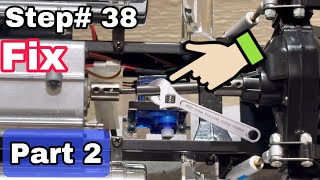 How to build rc Tamiya globe liner truck 114 scale step 38 Transmission problems fix part 2 [upl. by Aneeles184]