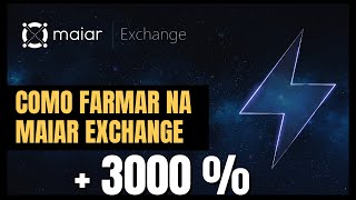 Como fazer Farm na Maiar Exchange [upl. by Stenger]