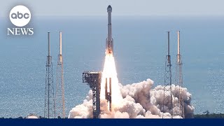 Boeings Starliner spacecraft launches first ever crewed test flight [upl. by Aerdma]