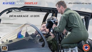 MISE EN ROUTE RAFALE SOLO DISPLAY JPO ISTRES 28 Sept 24 Les M88 Résonnent [upl. by Arney239]