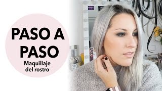 Maquillaje del rostro  Paso a paso de todos los productos de maquillaje [upl. by Arodaeht]