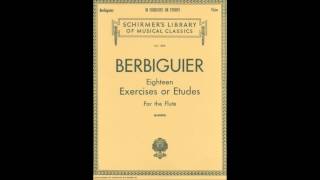 BERBIGUIER 18 Execises or Etudes No18 [upl. by Anihtyc]