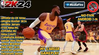 NBA 2K20 To NBA 2K24 v98 UpdatedRoster Updated Jersey No Need F1VM New Update [upl. by Elma583]