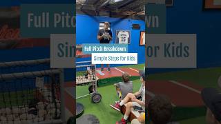 Full Pitching Mechanics  in Simple Steps for Kids [upl. by Yrotciv]