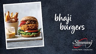 Slimming World vegan bhaji burger recipe  8½ Syns each deduct 6 Syns if using Healthy b choice [upl. by Clerk]