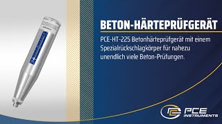 Betonprüfhammer PCEHT225A für die BetonFestigkeit  PCE Instruments [upl. by Ishmael]