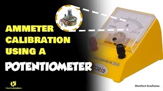 How to calibrate an ammeter using a potentiometer Potentiometer calibration of ammeter Kisembo [upl. by Zoes]